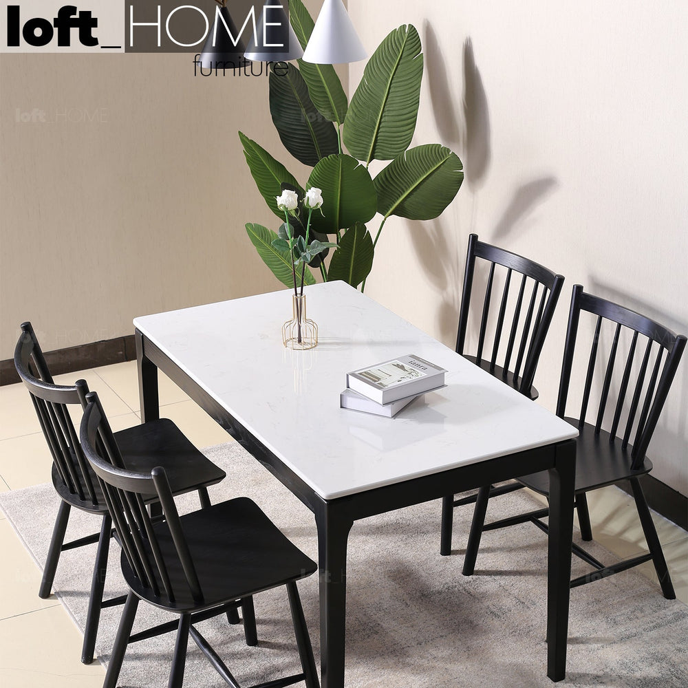 Scandinavian wood dining chair 2pcs set noble primary product view.