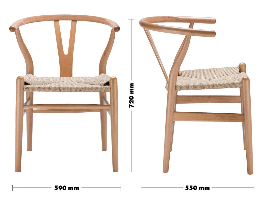 Scandinavian wood dining chair cherry y size charts.