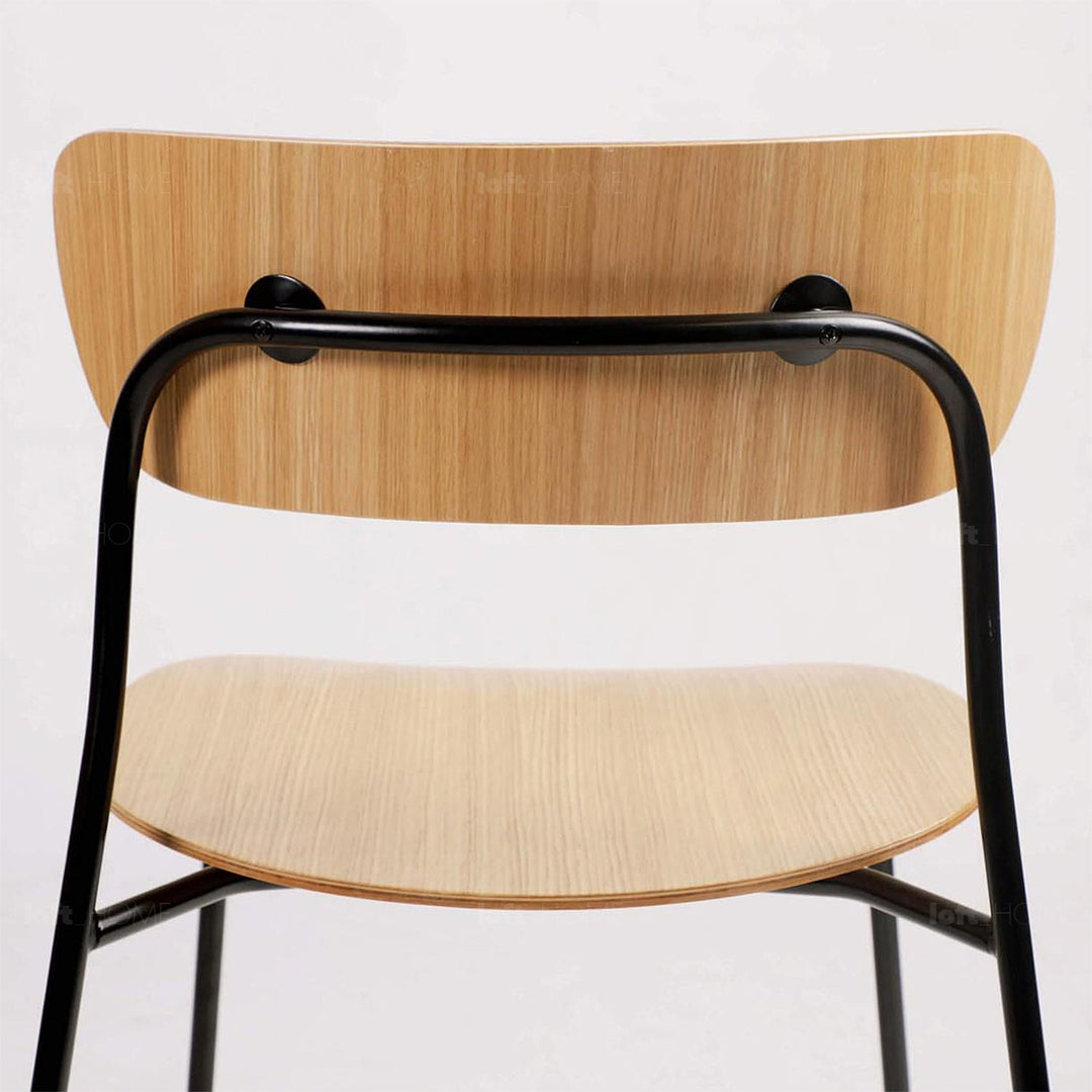 Scandinavian wood dining chair pavilion av1 conceptual design.