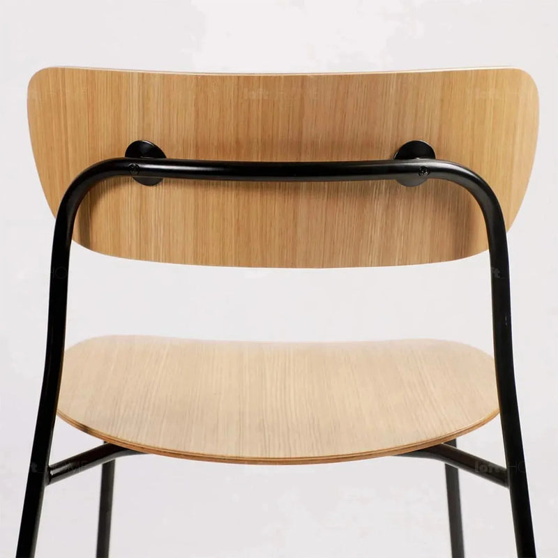 Bauhaus wood dining chair pavilion av1 conceptual design.