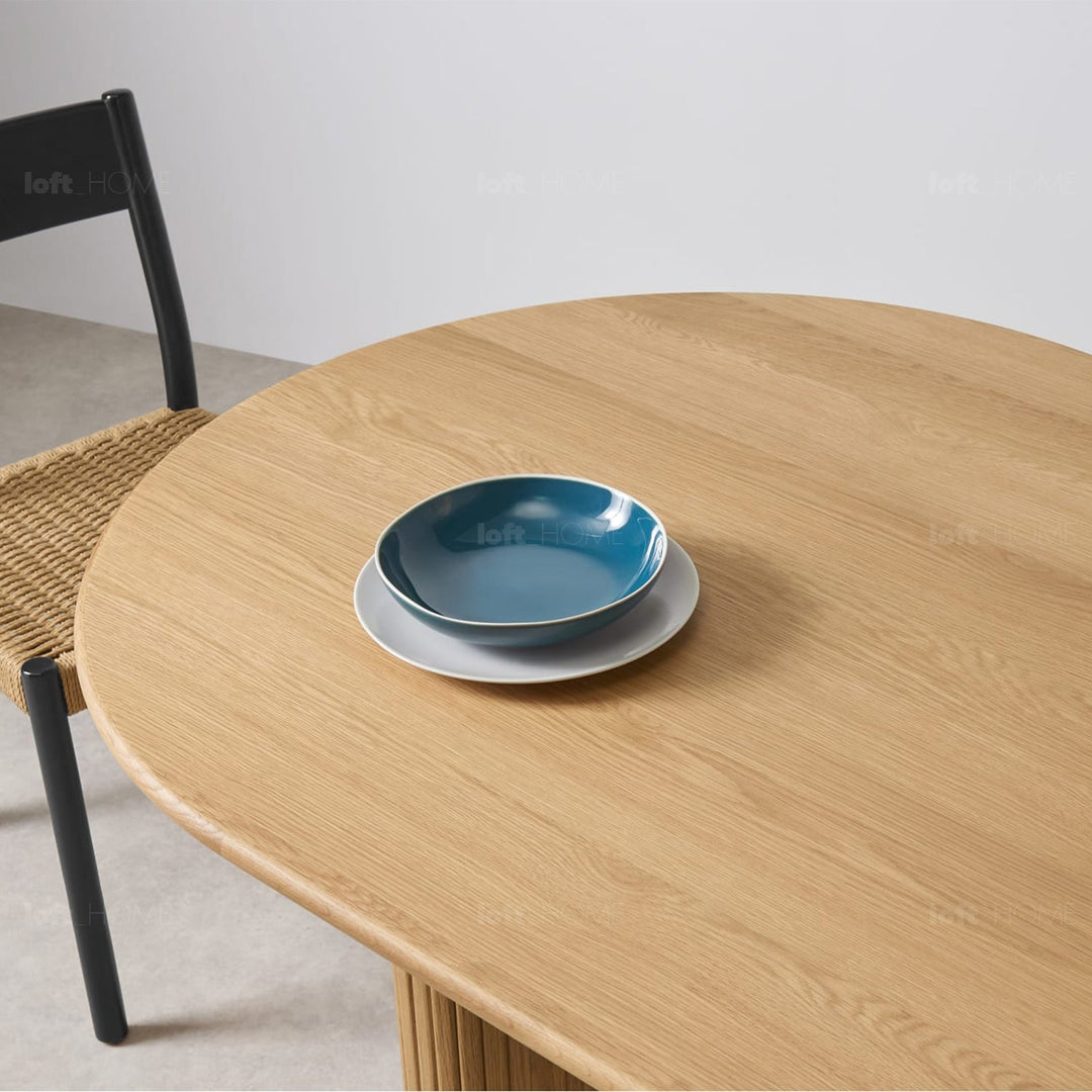 Scandinavian wood dining table tambo environmental situation.