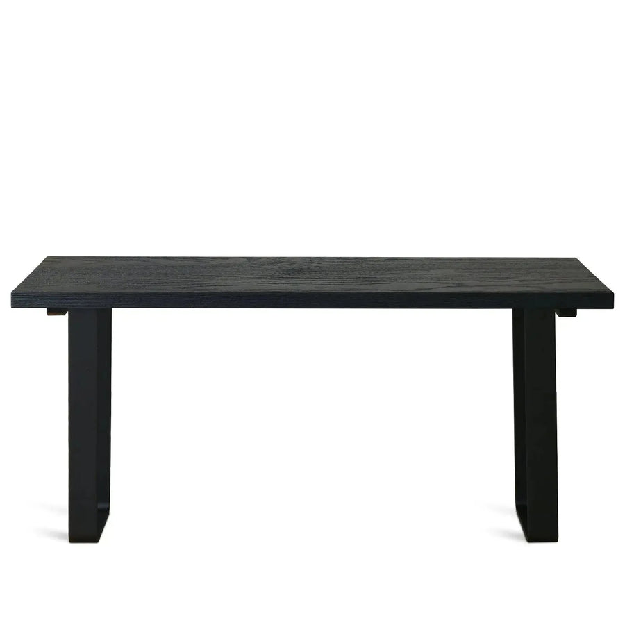[Clearance] Dining Table U SHAPE OAK | Black | L1600 x W800 x H750mm