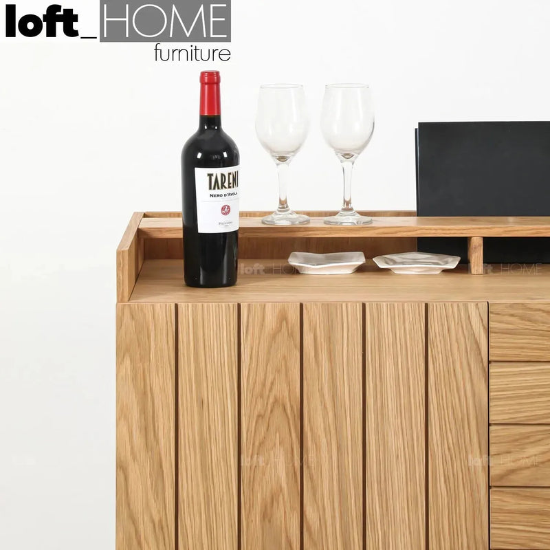 Modern wood drawer cabinet lumi s in real life style.