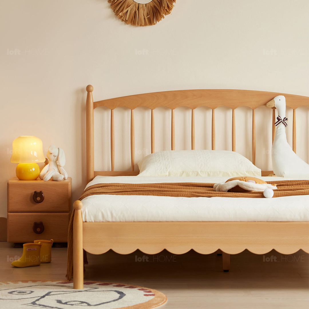 Scandinavian wood kids bed winsor color swatches.