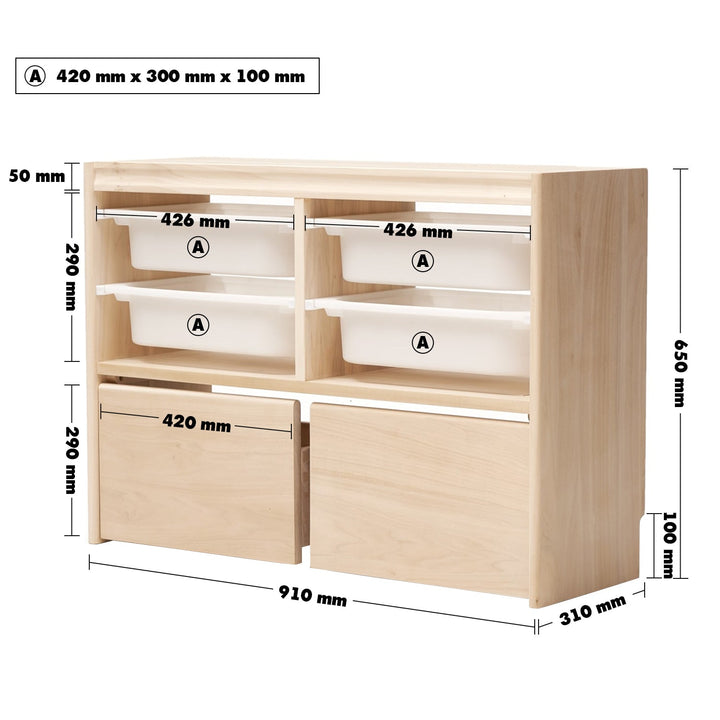 Scandinavian wood kids cabibet twinkle size charts.