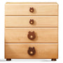 Scandinavian Wood Kids Drawer Cabinet TEDDY
