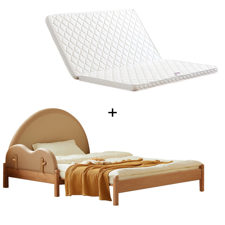 Scandinavian wood kids extendable bed deer detail 1.