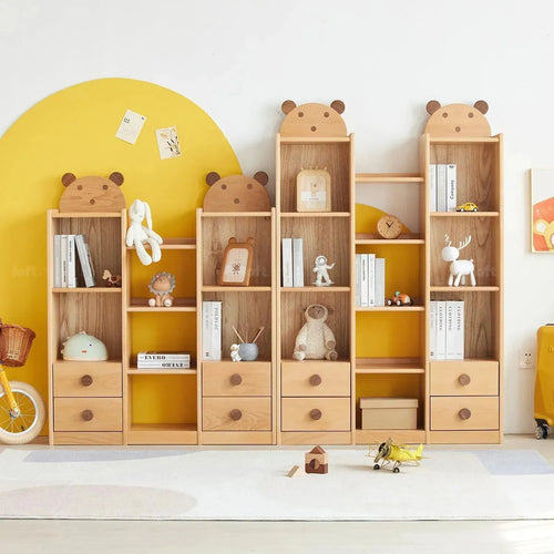 Scandinavian Wood Kids Bookshelf BEAR Good to Know Preview-1