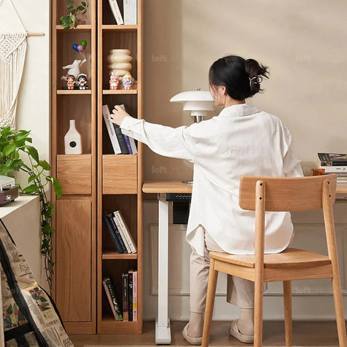 Scandinavian Wood Bookshelf CORNER FORTUNE Good to Know Preview-1