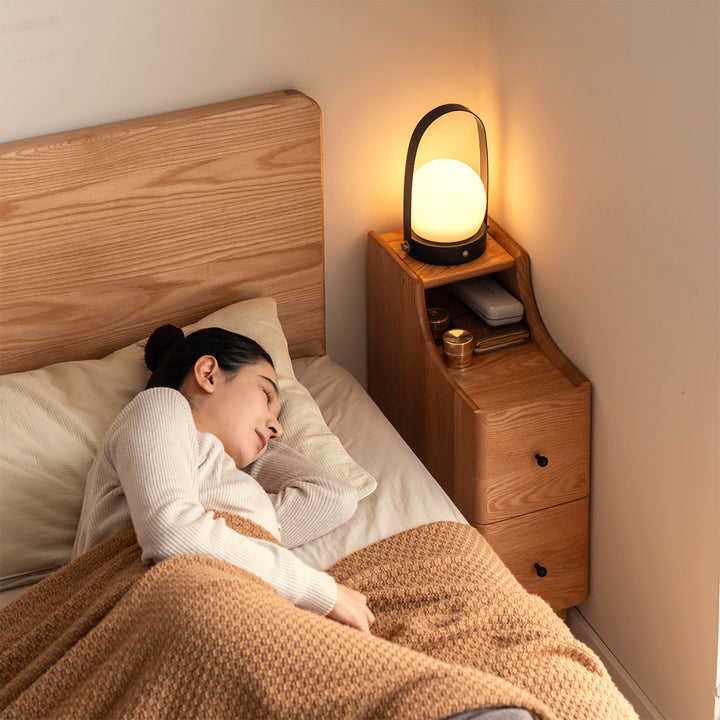 Scandinavian Wood Side Table BESIDE