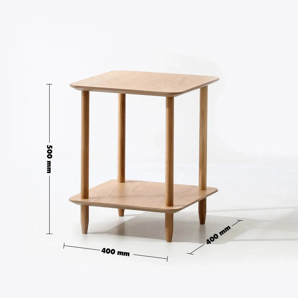 Scandinavian wood side table luh size charts.