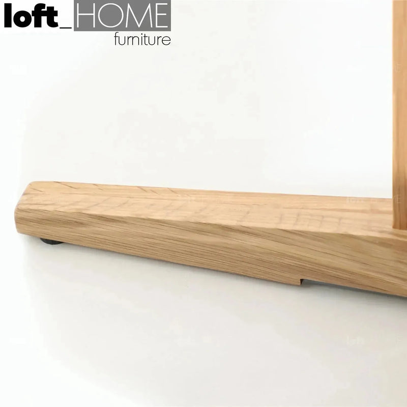 Modern wood side table nick with context.