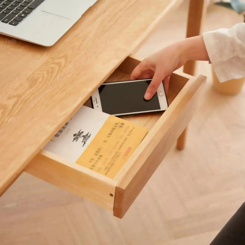 Scandinavian Wood Study Table BELLE Good to Know Preview-1