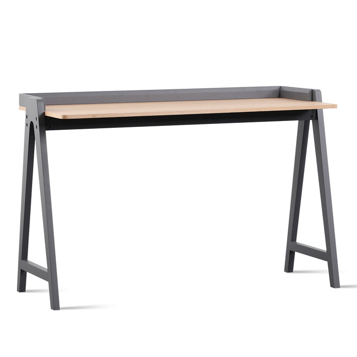Scandinavian wood study table kompas conceptual design.
