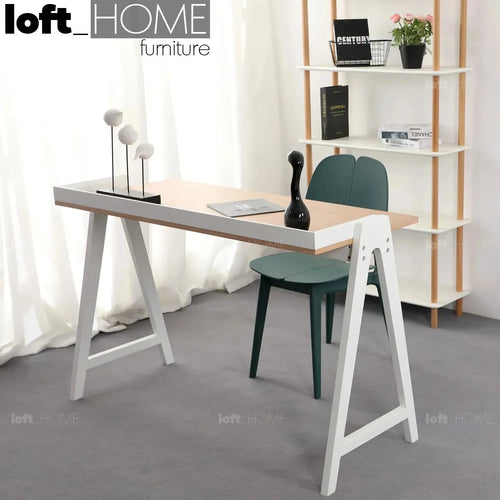 Modern Wood Study Table KOMPAS Good to Know Preview-1