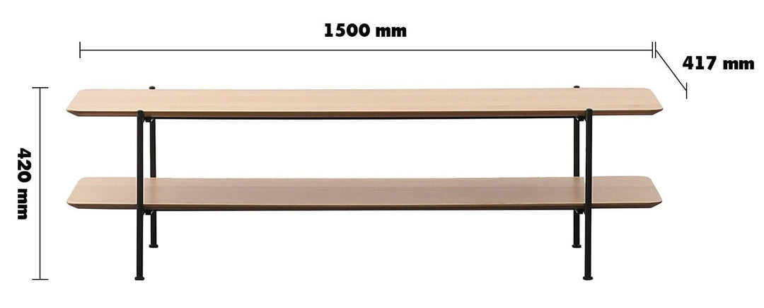 Scandinavian wood tv console carlos size charts.