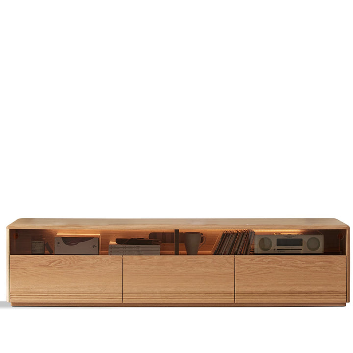 Scandinavian wood tv console vogue detail 6.