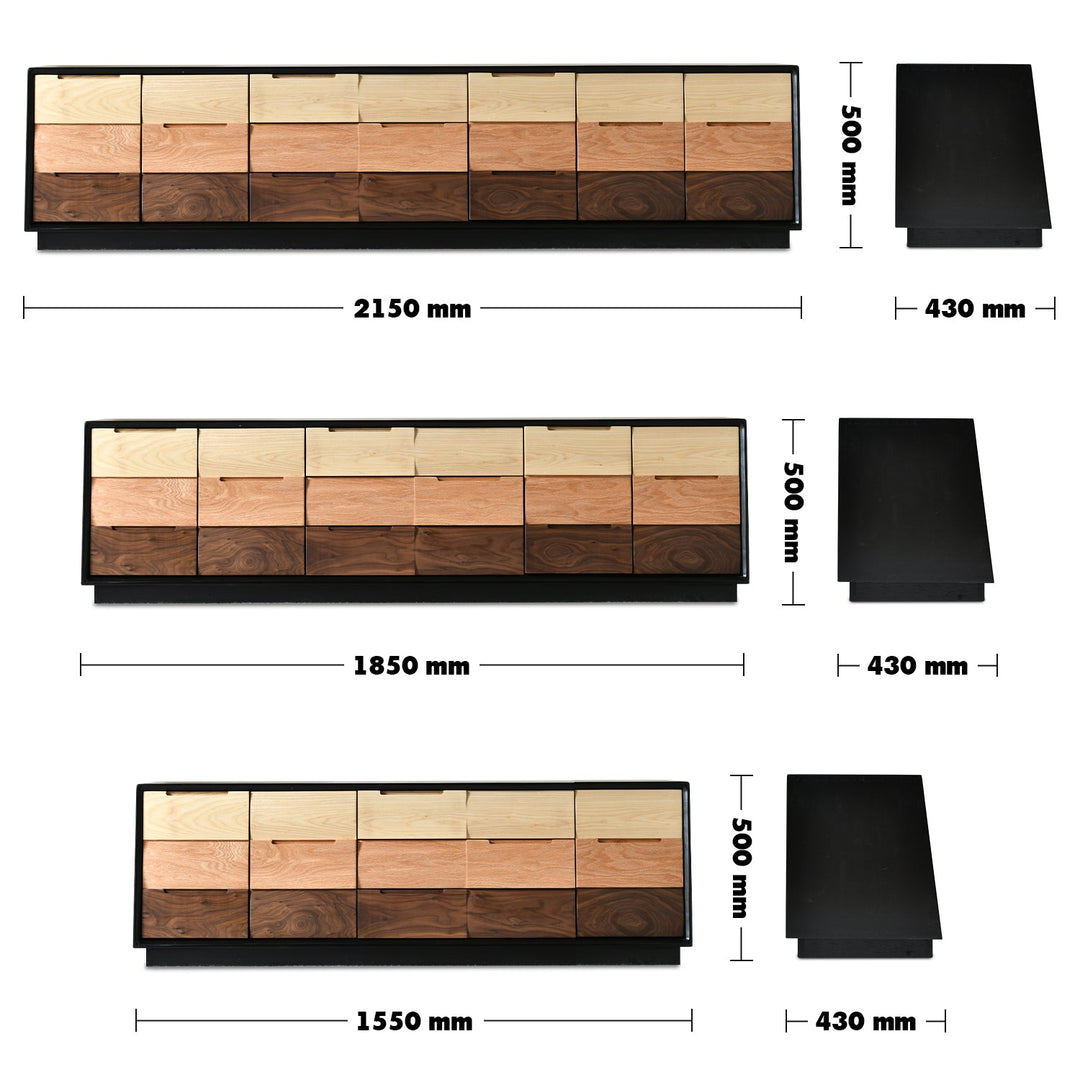 Scandinavian wood tv console wabi sabi size charts.