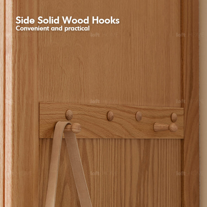 Scandinavian wood wardrobe belle slide situational feels.