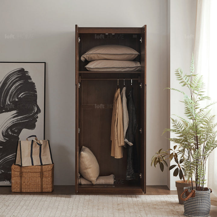 Scandinavian Wood Wardrobe BELLE