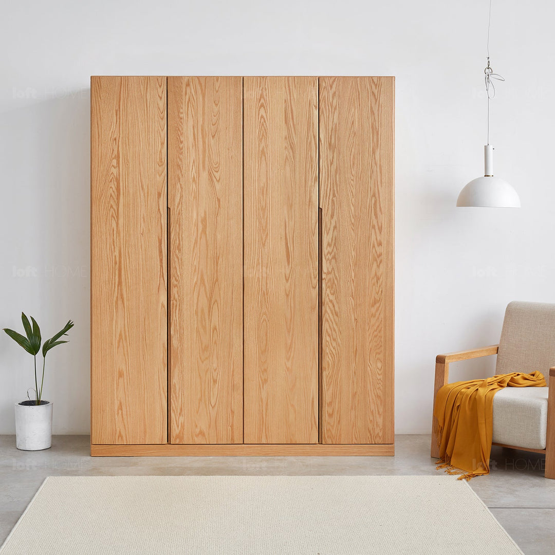 Scandinavian Wood Wardrobe BELLE