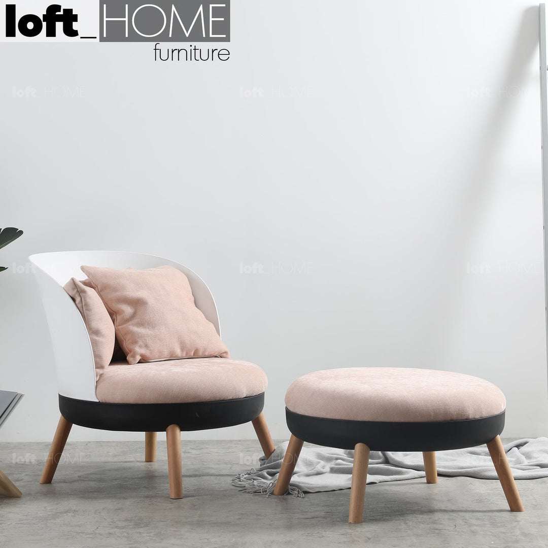 Scandinavianfabric 1 seater sofa makron color swatches.