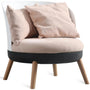 Modern Fabric 1 Seater Sofa MAKRON