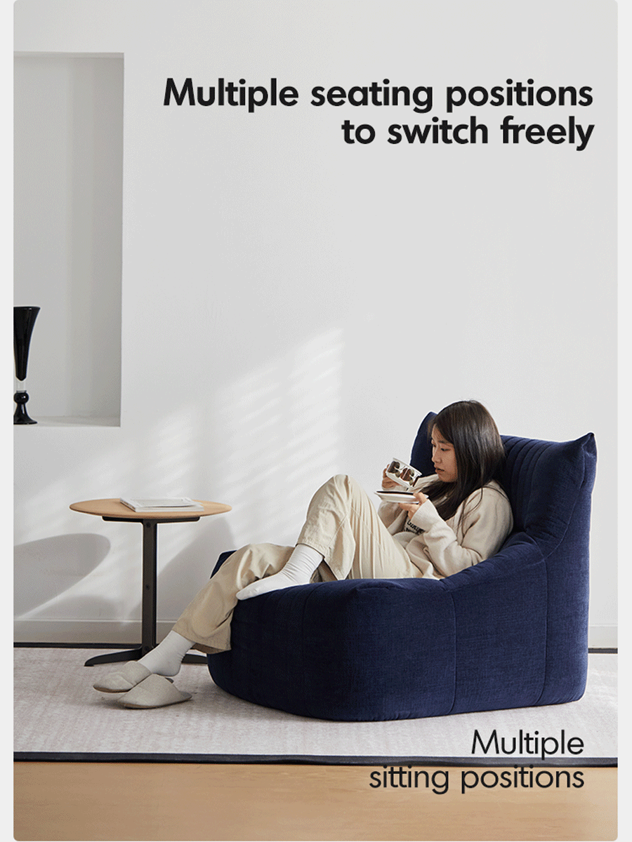 Minimalist Chenille Velvet Fabric 1 Seater Sofa KAIT