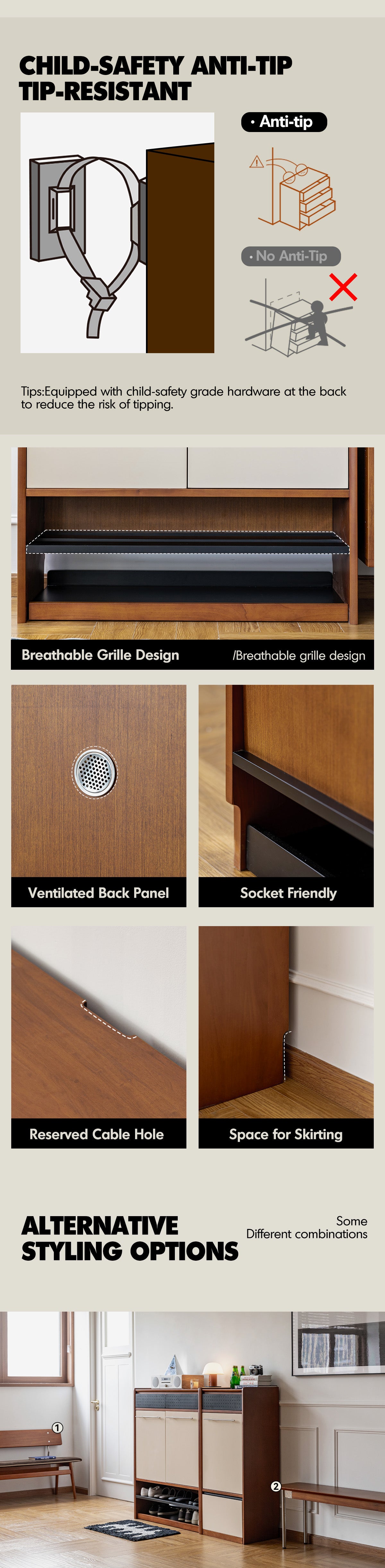 Bauhaus Boxwood Modular Shoe Cabinet MIES Good to Know - 9