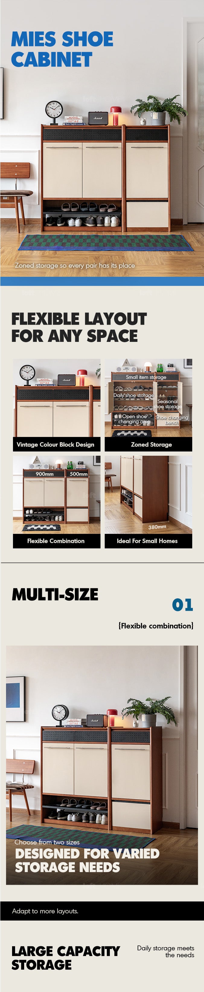 Bauhaus Boxwood Modular Shoe Cabinet MIES Good to Know - 1