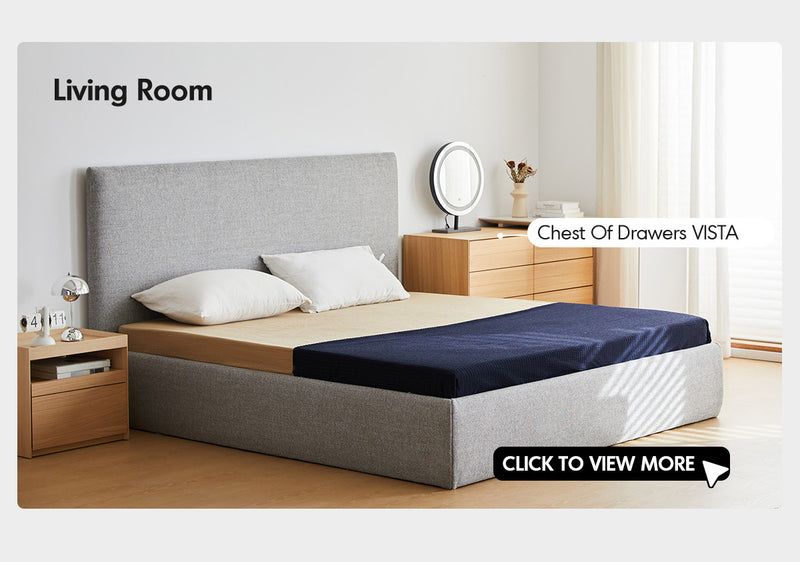 Minimalist Ash Wood Veneer Side Table CHARL Good to Know - 9