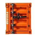 Industrial steel side table container detail 13.