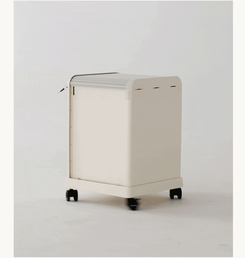 Bauhaus Plastic Wheeled Side Table FOLLOW ME Good to Know - 4