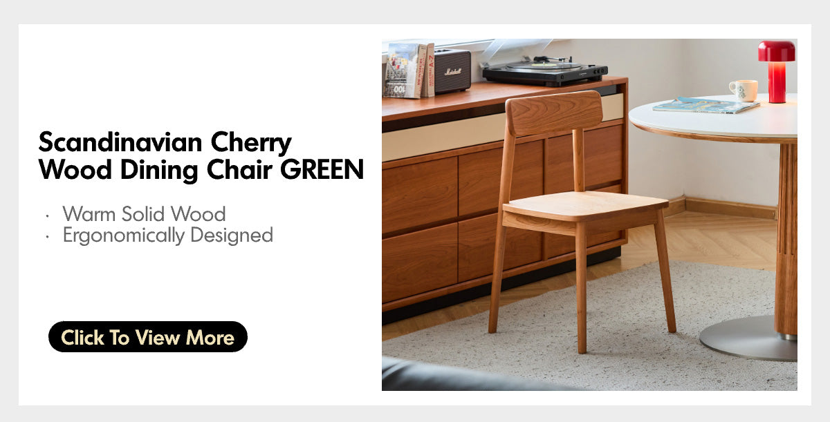 Scandinavian Cherry Wood Sintered Stone Round Dining Table GREY More Details and Instruction_6