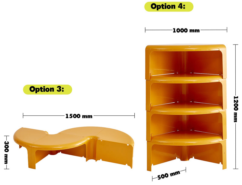 Bauhaus Plastic Transformable Coffee Table DONUT Size Chart_2