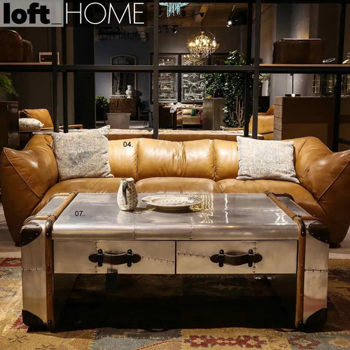 Industrial Aluminium Coffee Table TURBOJET Good to Know Preview-1