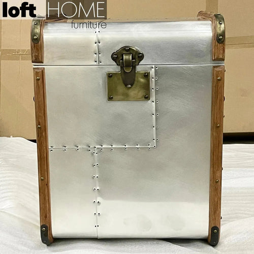 Industrial Aluminium Side Table Storage Box RICHARDS' TRUNK S Good to Know Preview-1