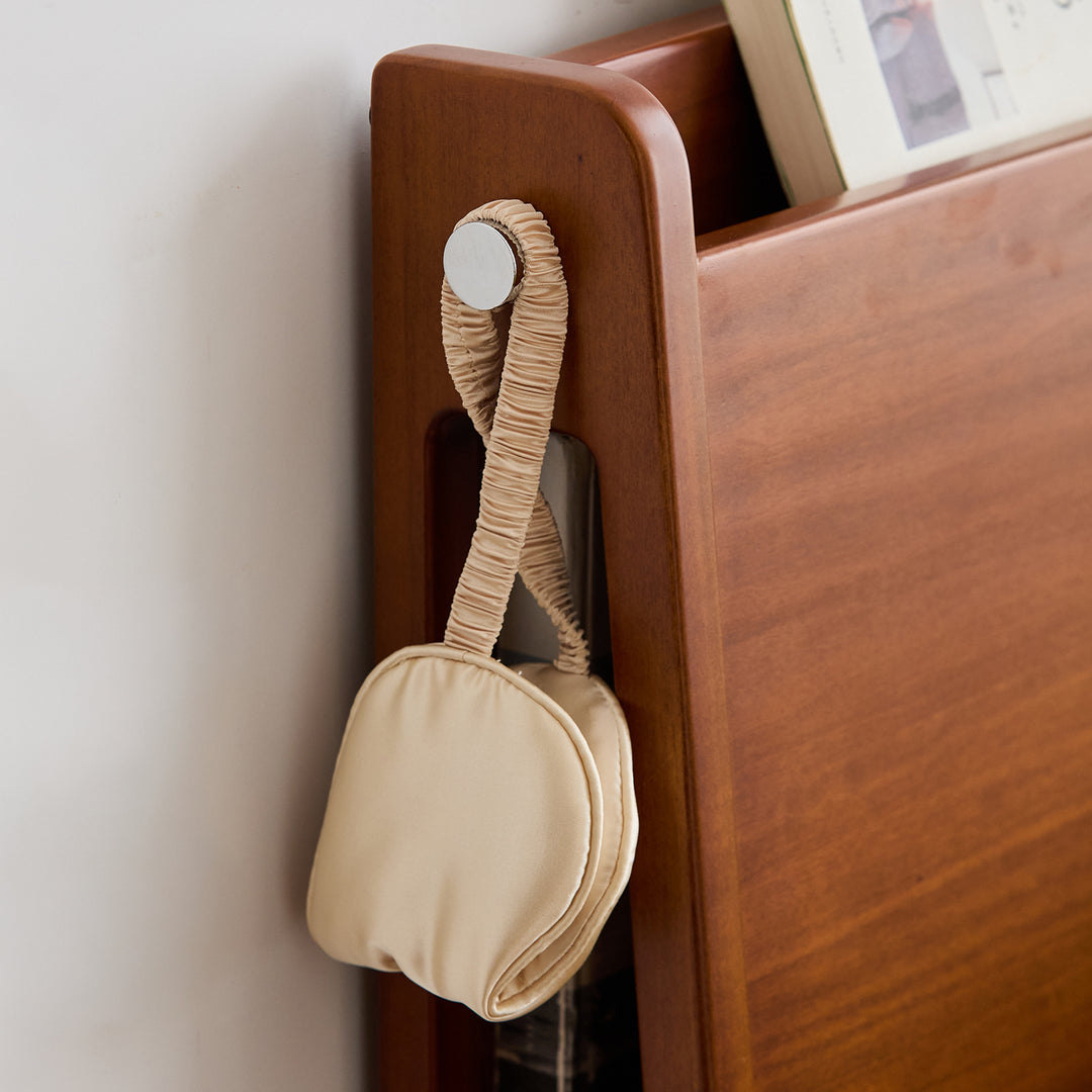 Vintage boxwood bed aurora in close up details.