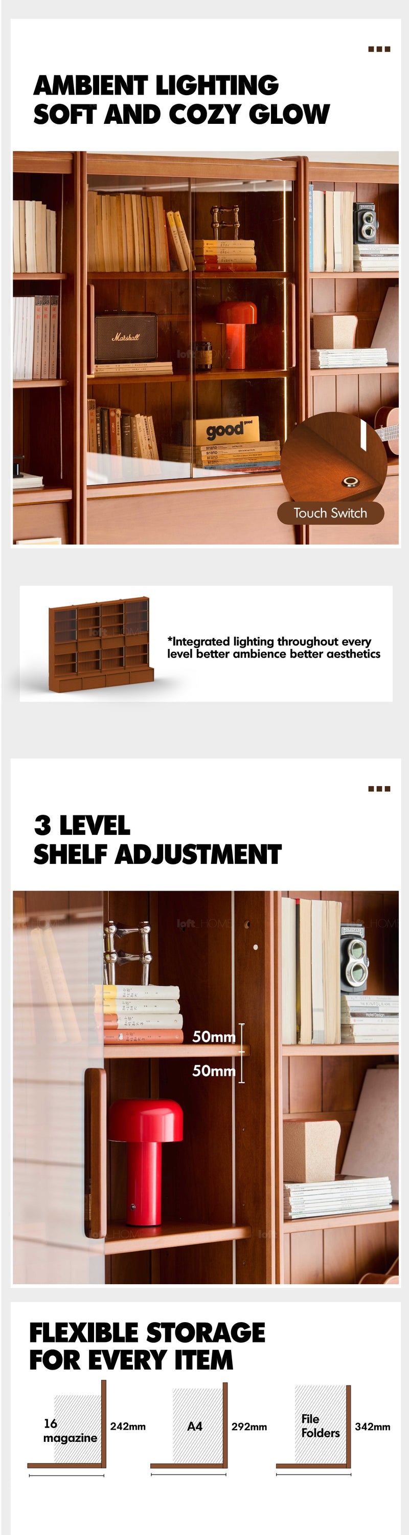 Vintage Boxwood Bookshelf VISTA Good to Know - 11