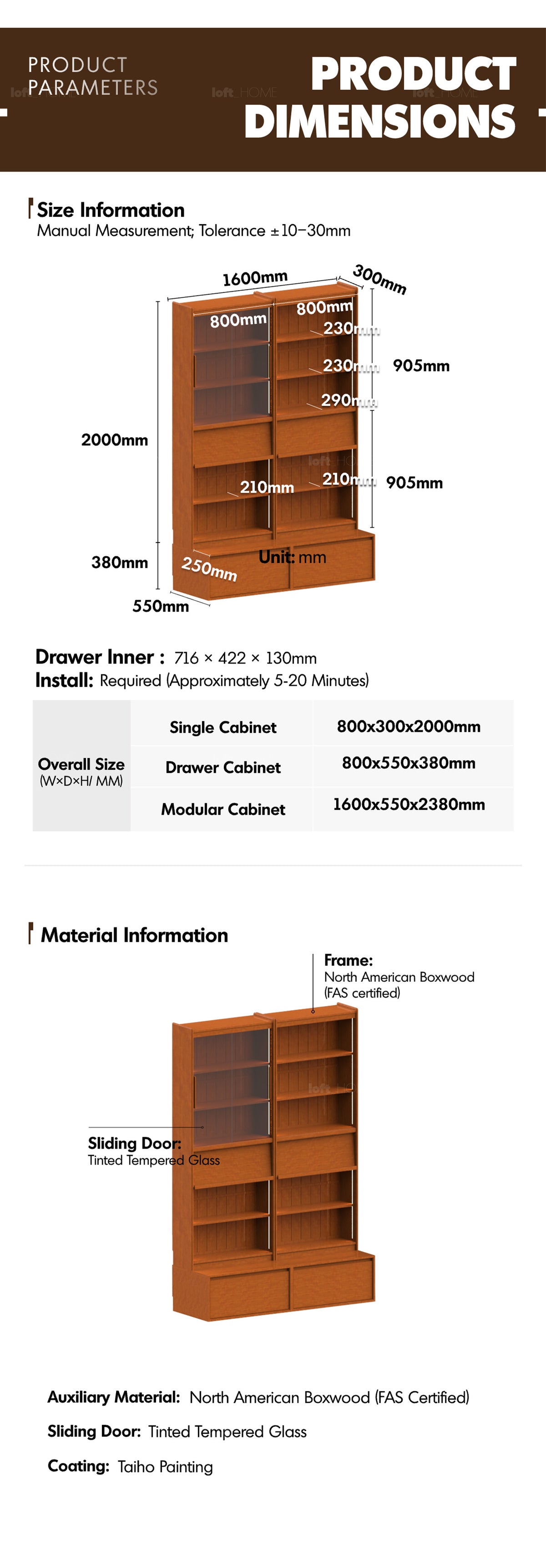 Vintage Boxwood Bookshelf VISTA Good to Know - 14