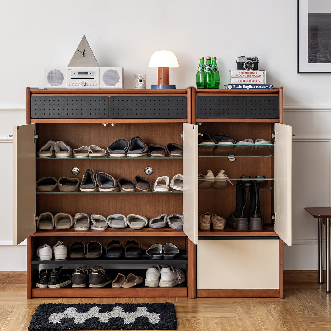 Vintage boxwood modular shoe cabinet mies environmental situation.