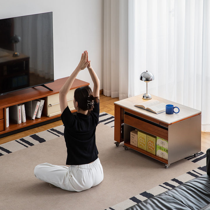 Vintage boxwood sintered stone lift-up coffee table silver wing size charts.