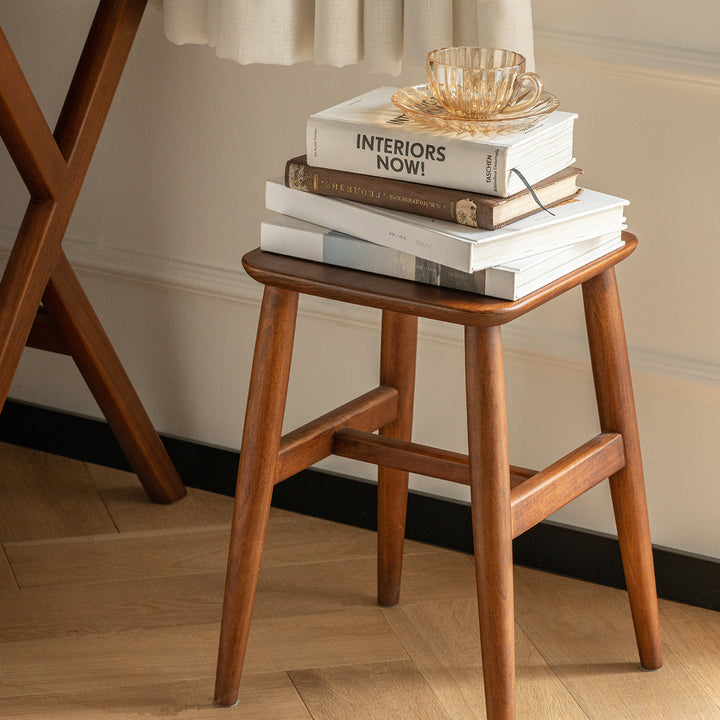 Vintage boxwood stool mellow primary product view.