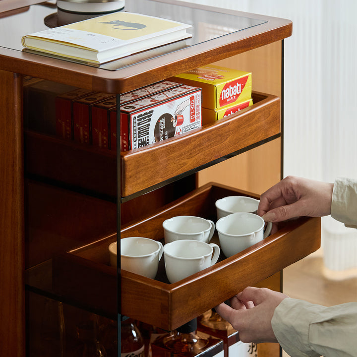 Vintage boxwood wheeled trolley side table moonrise size charts.