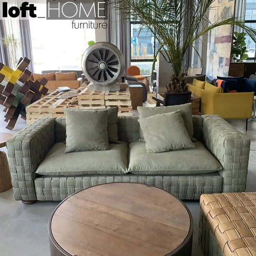 Vintage Canvas 3 Seater Sofa MARTIN Good to Know Preview-1