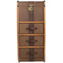 Vintage Canvas Drawer Cabinet Side Cabinet RICHARDS' TRUNK CANVAS