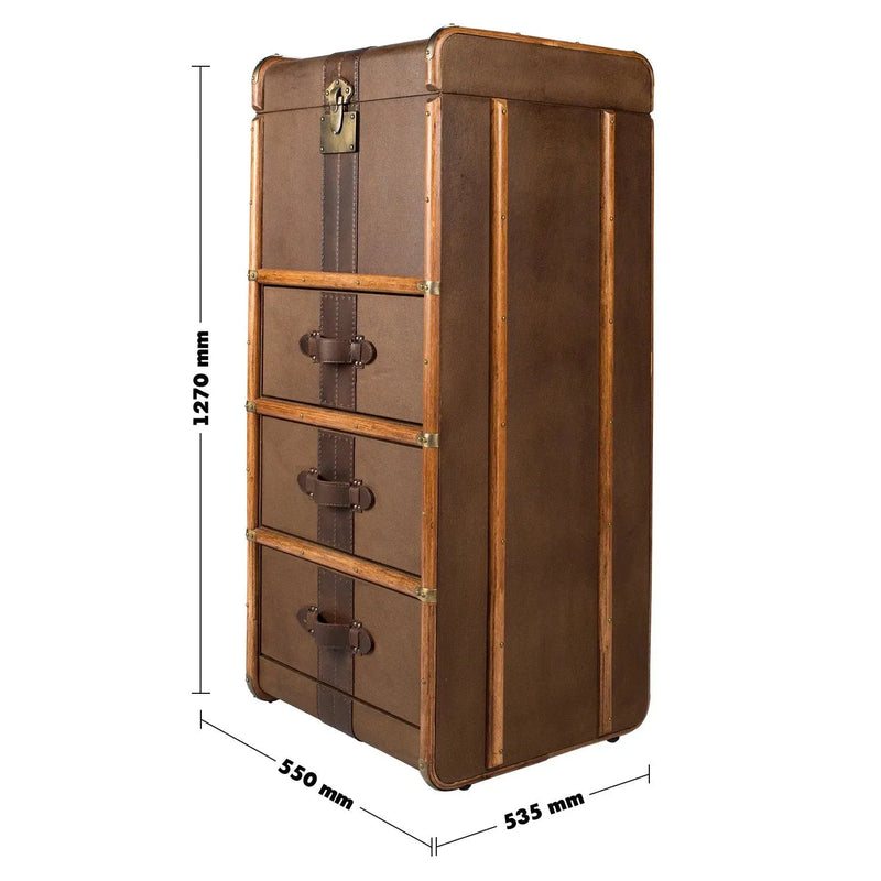 Vintage canvas drawer cabinet side cabinet richards' trunk canvas size charts.