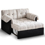 Vintage Chenille Velvet Fabric 2 Seater Sofa Bed ZIRU