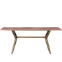 Industrial Copper Dining Table LUCIEN ROSE