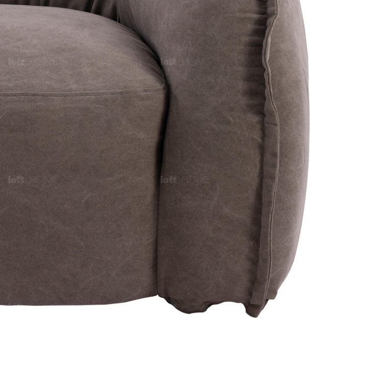 Vintage fabric 1 seater sofa arlo conceptual design.